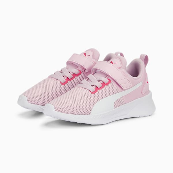 キッズ フライヤー ランナー V PS スニーカー 17-21cm, Pearl Pink-PUMA White, extralarge-JPN