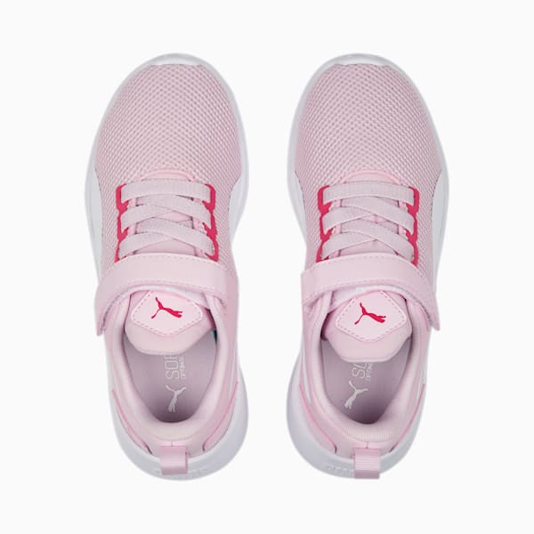 キッズ フライヤー ランナー V PS スニーカー 17-21cm, Pearl Pink-PUMA White, extralarge-JPN