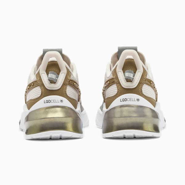 LQDCELL Optic Sci-Fi Women's Training Shoes, Pastel Parchment-Gold, extralarge