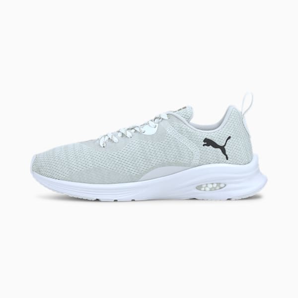 HYBRID Fuego Knit Women's Running Shoes, Puma White-Glacier Gray, extralarge