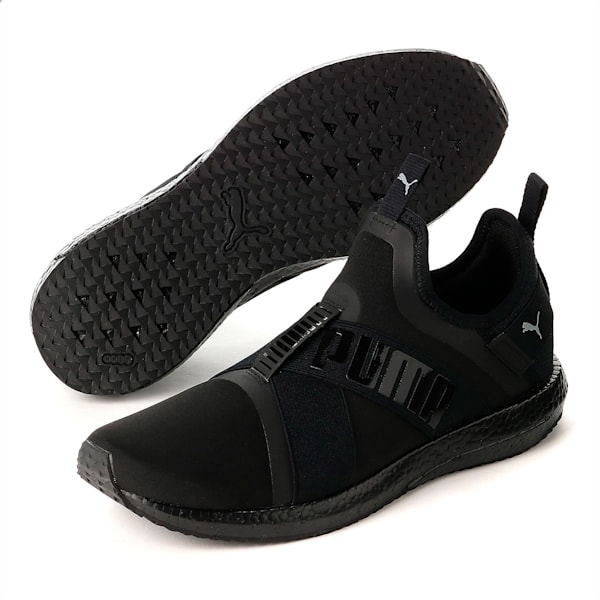 ユニセックス MEGA NRGY X V2 ランニングシューズ, Puma Black-Puma Black, extralarge-JPN