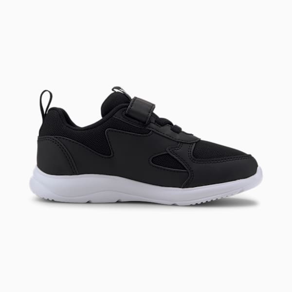 PUMA Fun Racer Kid's Shoes, Puma Black-Puma White, extralarge-IND