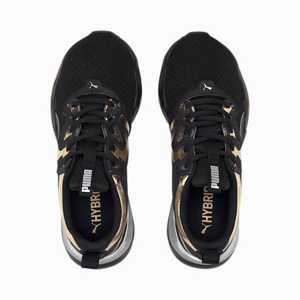 Zone XT Metal Women's Training Shoes, Puma Black-Gold, extralarge