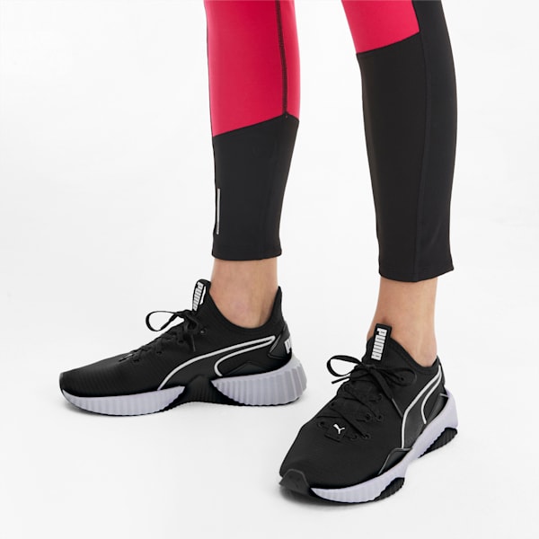 Defy New Core Women's Training Shoes, Puma Black-Puma White, extralarge