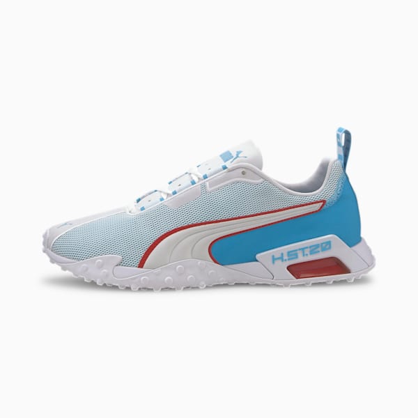 Puma White-Ethereal Blue-High Risk Red