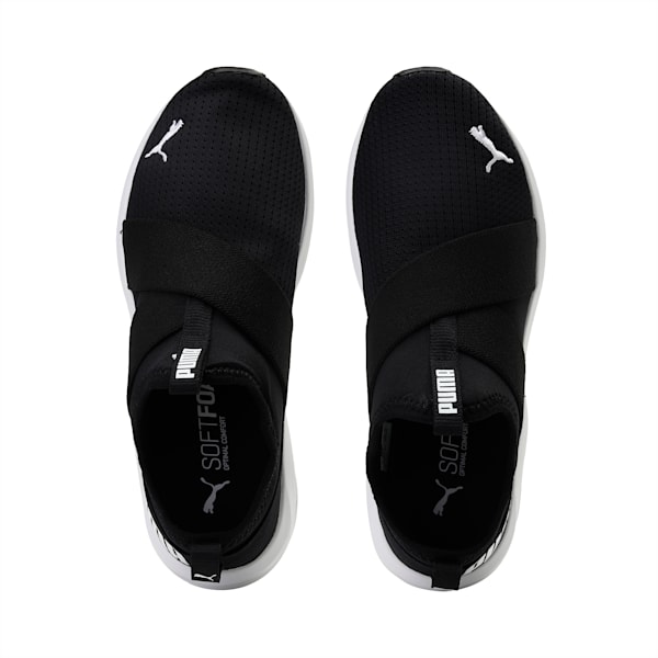 Puma black new arrivals slip on shoes