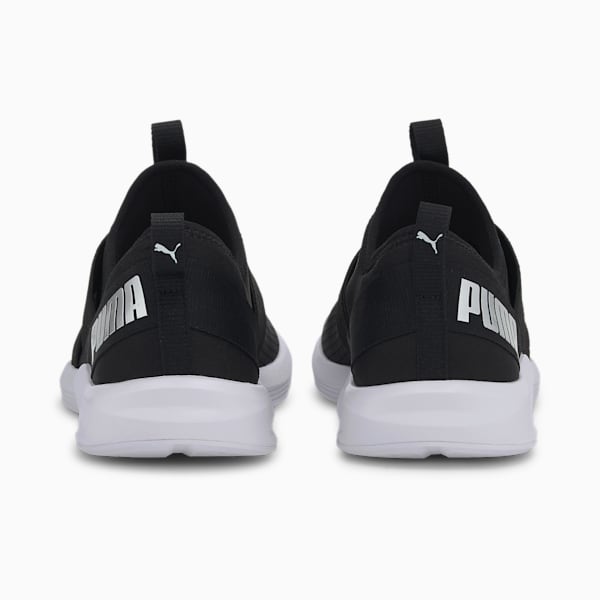 Prowl Slip On Women's Training Shoes, Puma Black-Metallic Silver, extralarge