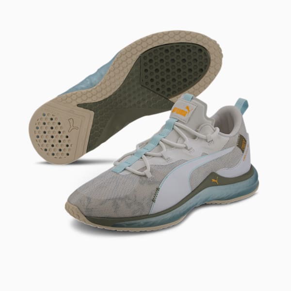 PUMA x FIRST MILE LQDCELL Hydra Camo Men's Training Shoes, Puma White-Tapioca, extralarge-IND