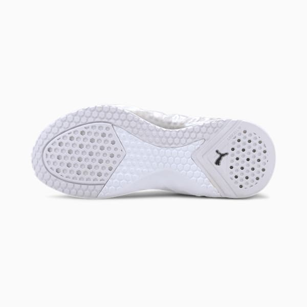 LQDCELL Hydra Metal Women's Training Shoes, Puma White-Metallic Gold-Puma Silver, extralarge