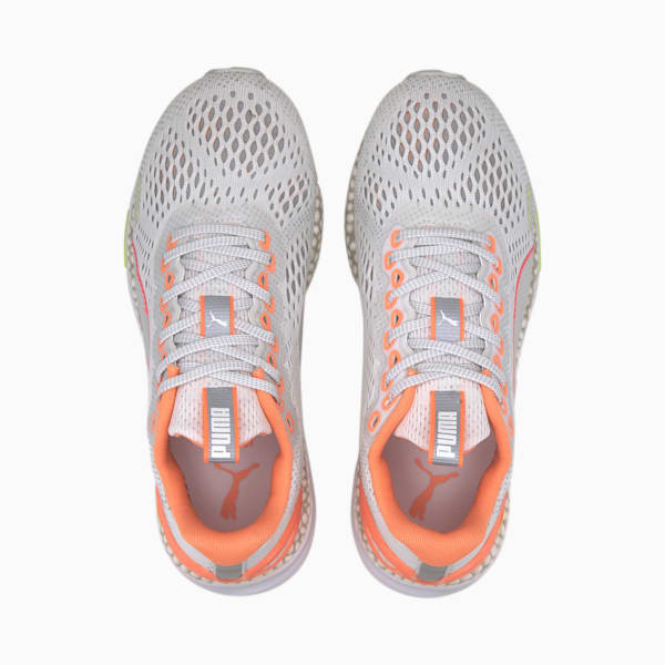 SPEED 600 2 Women's Running Shoes, Puma White-Fizzy Orange, extralarge