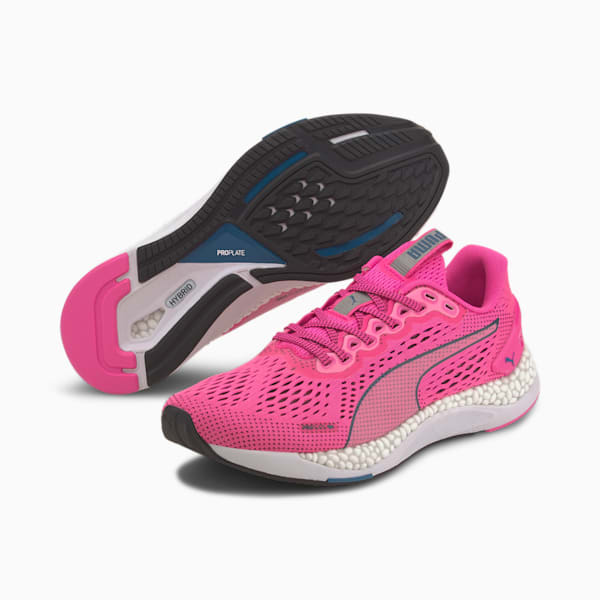 SPEED 600 2 Women's Running Shoes, Luminous Pink-Digi-blue, extralarge