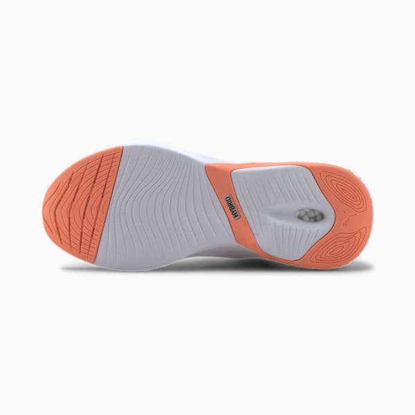 HYBRID NX Ozone Women's Running Shoes, Puma White-Fizzy Orange