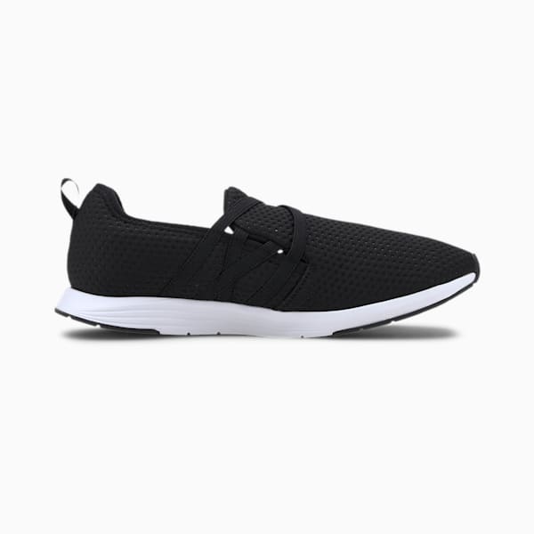 Ella Ballet Women's Slip-On Shoes, Puma Black-Puma White, extralarge