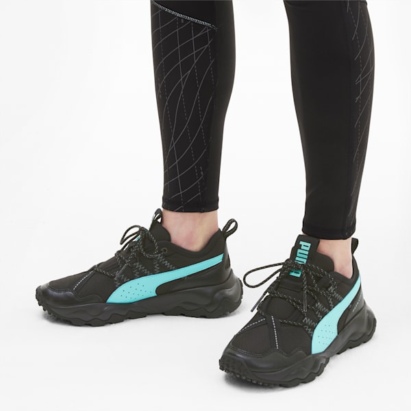 Ember Trail Women’s Running Shoes, Puma Black-ARUBA BLUE, extralarge