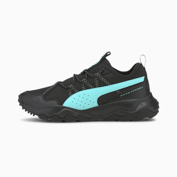 Ember Trail Women’s Running Shoes, Puma Black-ARUBA BLUE, extralarge