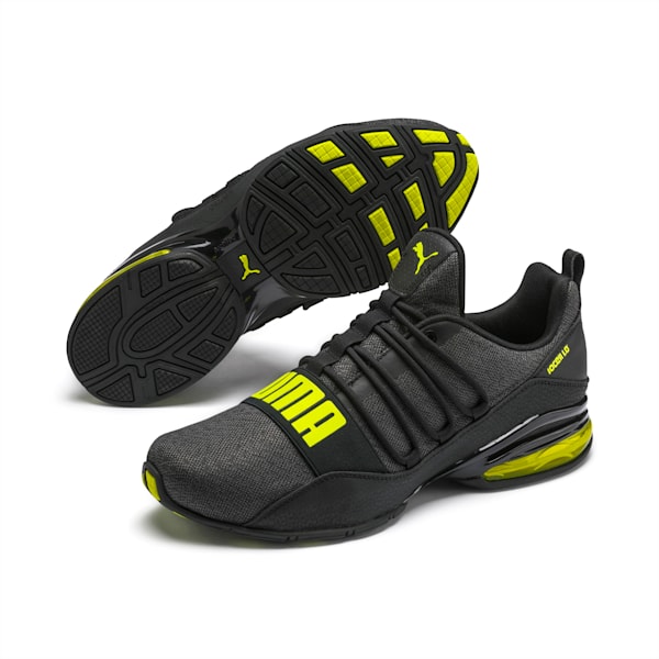 CELL Regulate Bold Men's Training Shoes, Puma Black-Yellow Alert, extralarge