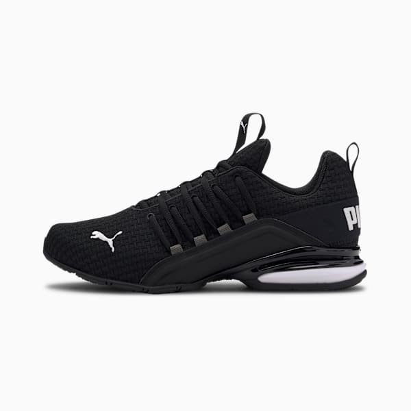 Axelion Block Men's Running Shoes, Puma Black-Puma White, extralarge