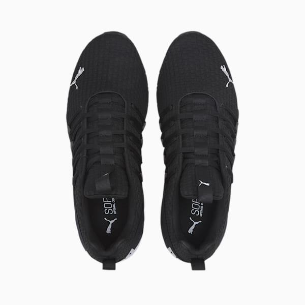 Axelion Block Men's Running Shoes, Puma Black-Puma White, extralarge-IND