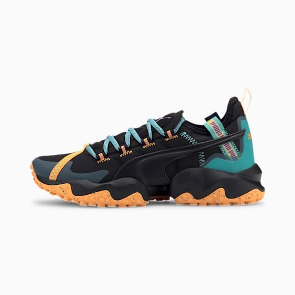 Erupt Trail Running Shoes, Puma Black-Blue Turquoise, extralarge