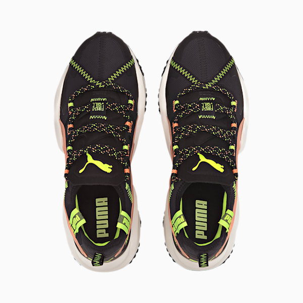 PUMA x FIRST MILE Erupt Trail Men's Running Shoes, Puma Black-Tapioca-Fizzy Orange, extralarge