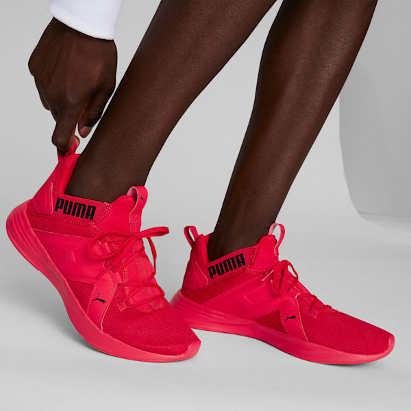 Tenis de running para hombre Contempt Demi, High Risk Red-Puma Black, extralarge