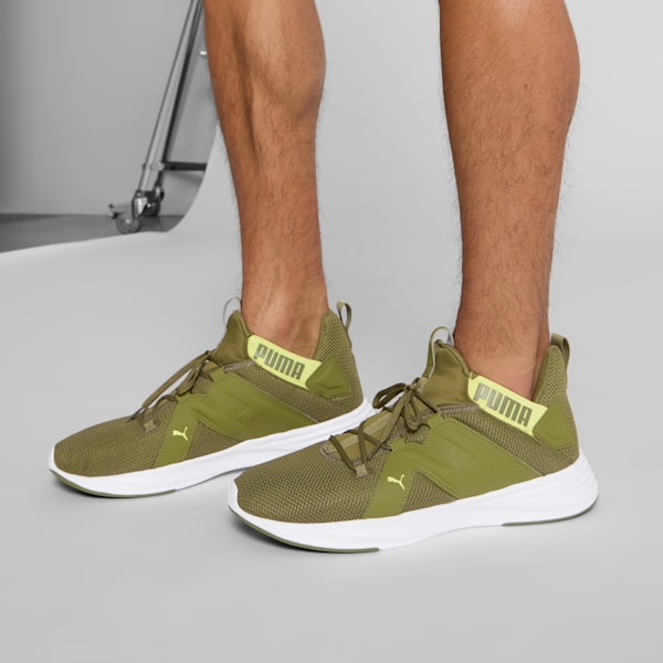 Contempt Demi Men's Training Shoes, Olive Green-Lime Sheen, extralarge