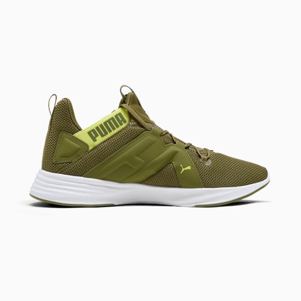 Contempt Demi Men's Shoes, Olive Green-Lime Sheen, extralarge
