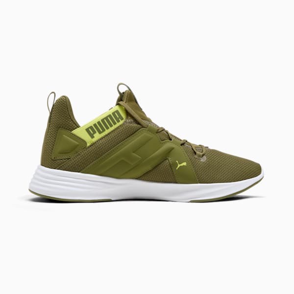 Tenis de running para hombre Contempt Demi, Olive Green-Lime Sheen, extralarge