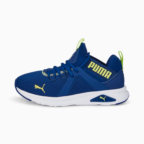 Enzo 2 Weave Kid's Shoes, Blazing Blue-Puma White, extralarge-IND