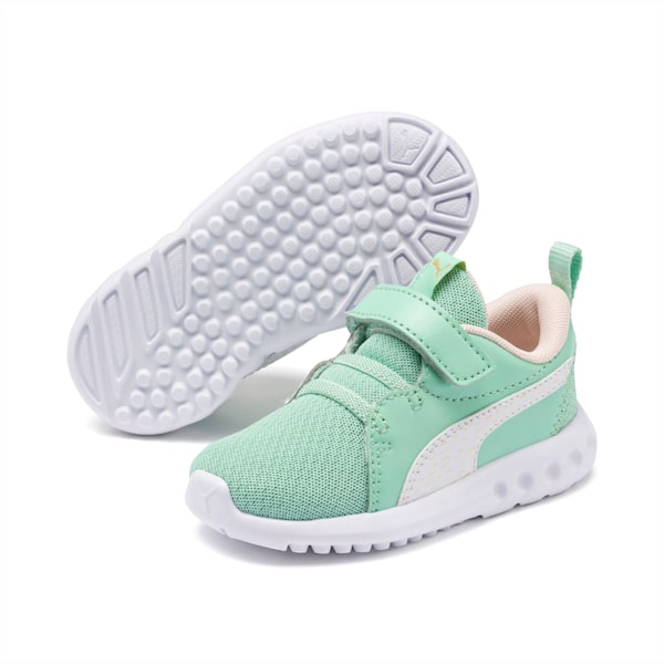 Carson 2 Shineline Toddler Shoes, Mist Green-Rosewater, extralarge