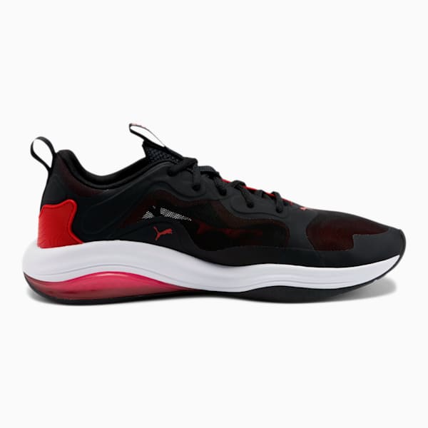 LQDCELL Tension Rase Men's Training Shoes, Puma Black-High Risk Red, extralarge