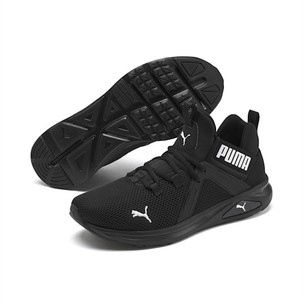 Enzo 2 Men's Running Shoes, Puma Black-Puma White, extralarge-AUS