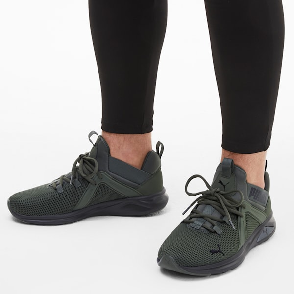 Enzo 2 Men's Running Shoes, Thyme-Puma Black, extralarge-IND