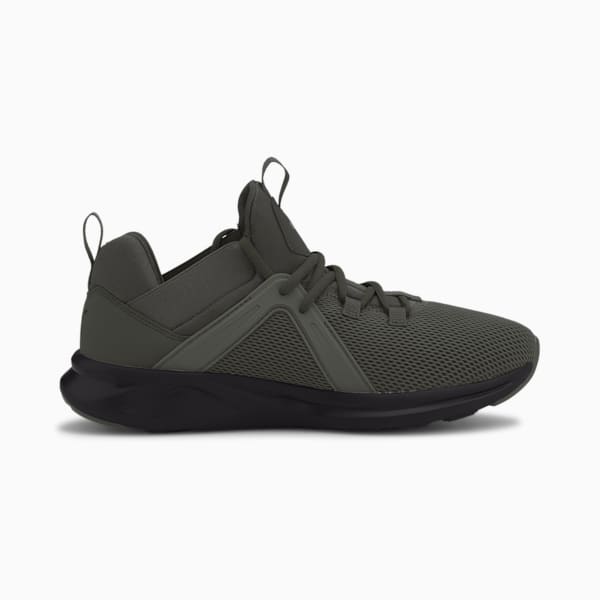 Enzo 2 Men's Running Shoes, Thyme-Puma Black, extralarge-IND