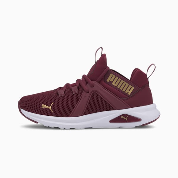 Enzo 2 Women's Training Shoes, Burgundy-Gold, extralarge