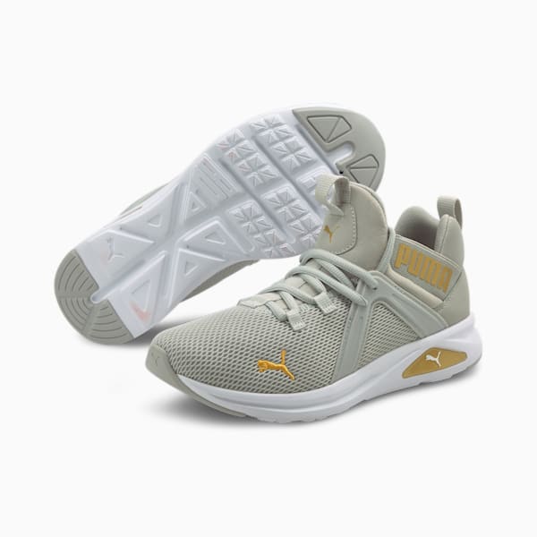 Enzo 2 Women's Training Shoes, Gray Violet-Puma Team Gold, extralarge