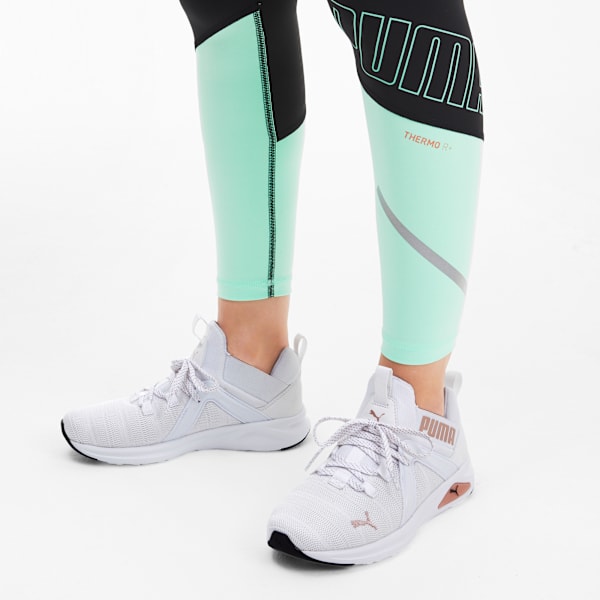 Enzo 2 Metal Women's Training Shoes, Puma White-Rose Gold, extralarge