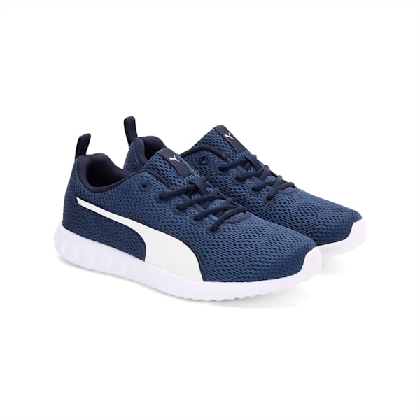 Dwane Men's Running Shoes, Peacoat-Puma White, extralarge-IND