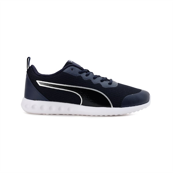 Drip Men's Running Shoes, Peacoat-Puma Silver, extralarge-IND