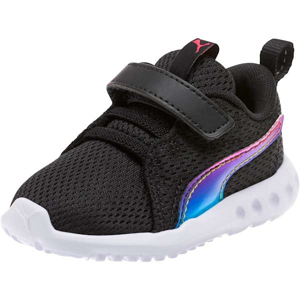 Carson 2 Iridescent Toddler Shoes, Puma Black-Puma White, extralarge