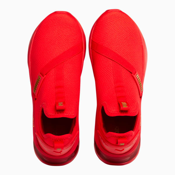 LQDCELL Shatter Mid Women's Training Shoes, High Risk Red-Puma Team Gold, extralarge