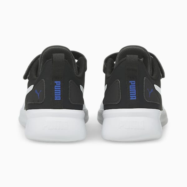 Flyer Runner Colour Twist Kids' Trainers, Puma White-Dark Shadow-Puma Black, extralarge-IND