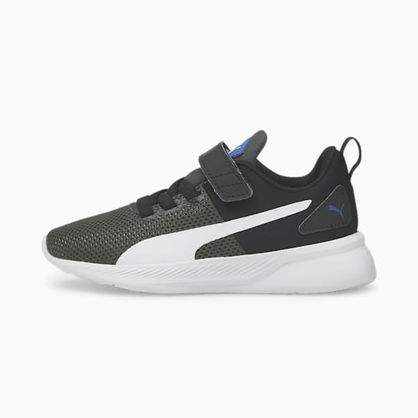 Flyer Runner Colour Twist Kids' Trainers, Puma White-Dark Shadow-Puma Black, extralarge-IND