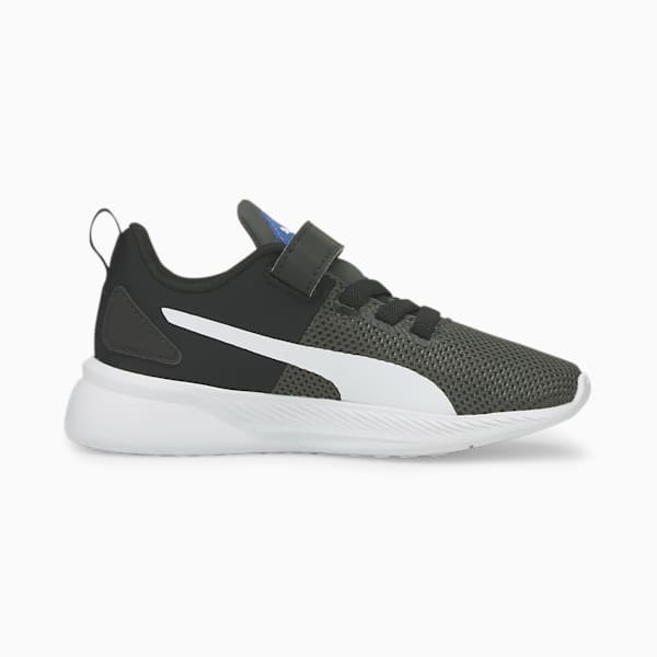 Flyer Runner Colour Twist Kids' Trainers, Puma White-Dark Shadow-Puma Black, extralarge-IND