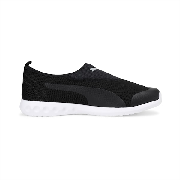 Concave 2 Slip-On SoftFoam Men’s Walking Shoes, Puma Black-Silver, extralarge-IND