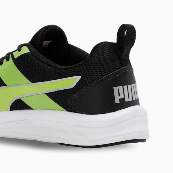Meteor NU Men’s Running Shoes, Puma Black-Limepunch, extralarge-IND