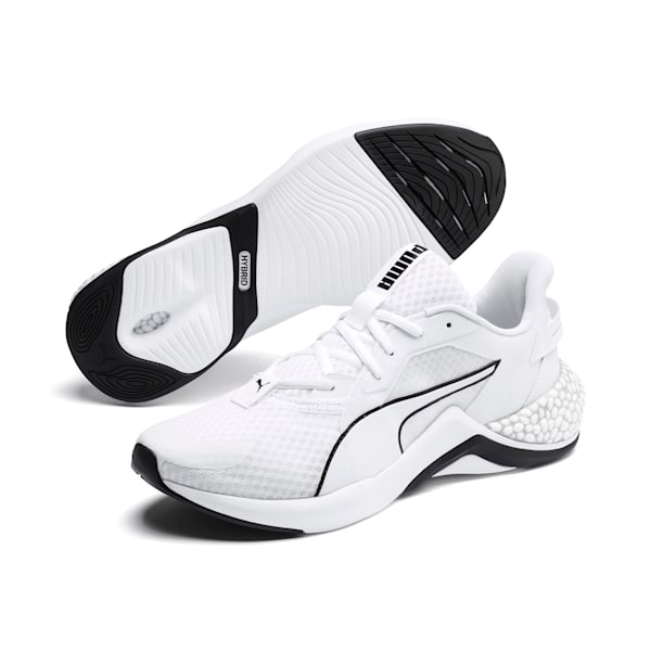 HYBRID NX Ozone Men's Running Shoes, Puma White-Puma White, extralarge