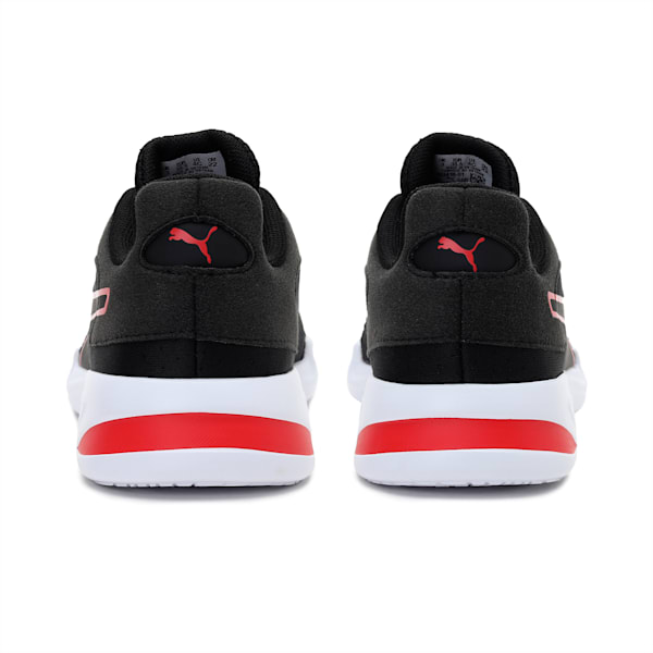 Jaro Youth Shoes, Puma Black-Puma White-High Risk Red, extralarge-IND