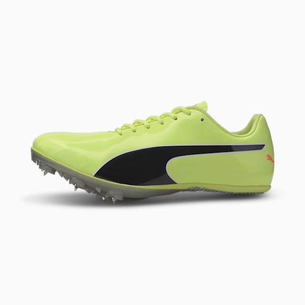 evoSPEED Sprint 10 Track Spikes, Fizzy Yellow-Puma Black, extralarge