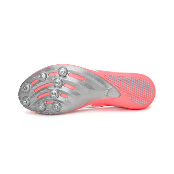 evoSPEED Sprint 10 Unisex Running Shoes, Ignite Pink-Puma Silver, extralarge-IND